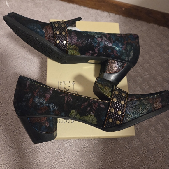 Spring Step L'Artiste SHALA Black Mosaic 9 NWOT - Picture 4 of 6